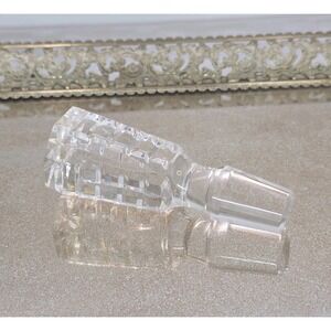Waterford Lismore Crystal DecanterStopper Replacement 4.75" 7/8" BaseIreland